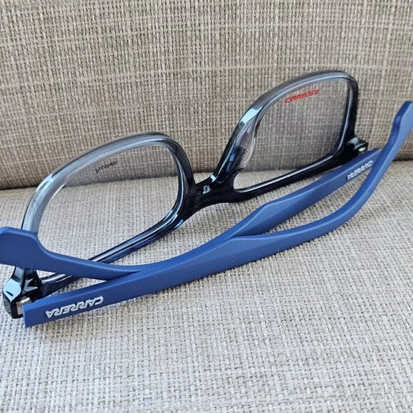 Carrera Men Glasses Frame Blue 5546/V IPR 145 52[]16 Eyeglasses Full Rim Frame - Picture 9 of 12